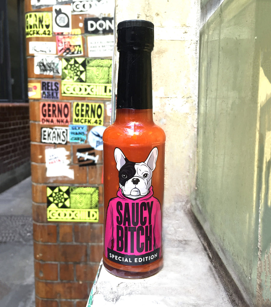 SaucyBitch Special Edition Hot Sauce with Black Coffee